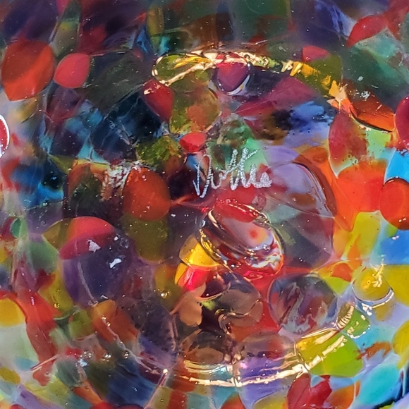 Blown Glass Olive Oil Decanter - Picture 4 of 5